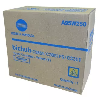 Konica Minolta TNP-49 (A95W250) - toner, yellow (rumen)