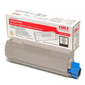 Oki 5550 (43324424) - toner, black (črn)
