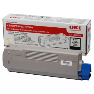 Oki C5850 (43865724) - toner, black (črn)
