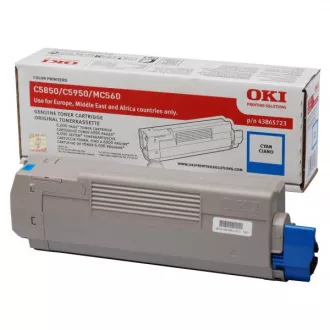 Oki C5850 (43865723) - toner, cyan (azuren)