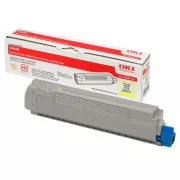 Oki C8600 (43487709) - toner, yellow (rumen)