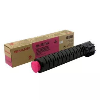 Sharp MX70GTMA - toner, magenta (purpuren)