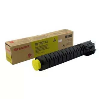 Sharp MX70GTYA - toner, yellow (rumen)
