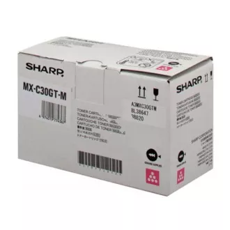 Sharp MX-C30GTM - toner, magenta (purpuren)