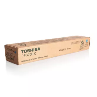 Toshiba T-FC75E-C - toner, cyan (azuren)