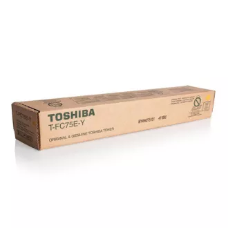 Toshiba T-FC75E-Y - toner, yellow (rumen)