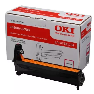 Oki 43381706 - optična enota, magenta (purpurna)