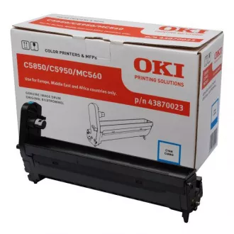 Oki 43870023 - optična enota, cyan (azurna)