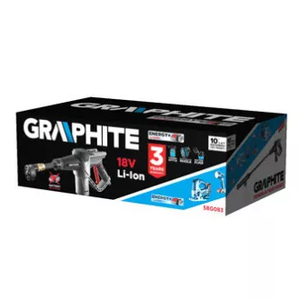 Tlačni čistilnik Graphite Accu 58G083, 19bar, 170l/min.