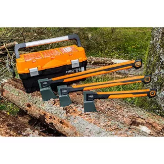 NEO TOOLS sekira 27-030, skupna teža 650g, teža glave 400g, dolžina sekire 35,5cm