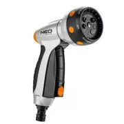 Razpršilna pištola NEO TOOLS 7 funkcij, CLICK ON/OFF, oranžna/črna, 15-706