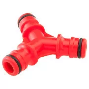 Verto razdelilnik tipa Y, material plastika, 1/2" in 3/4", rdeč, 15G744