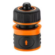 NEO TOOLS hitra spojka s funkcijo STOP, iz plastike, 1/2", oranžno-črna, 15-721