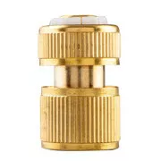 NEO TOOLS Hitra spojka s funkcijo STOP, 1/2" medenina, zlata, 15-731