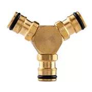 NEO TOOLS Razdelilnik tipa Y, material medenina, zlato, 15-748