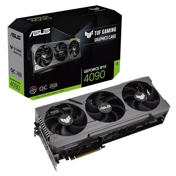 Asus vga nvidia geforce rtx 4090 tuf gaming oc 24g, 24g gddr6x, 3xdp, 2xhdmi | komponentko