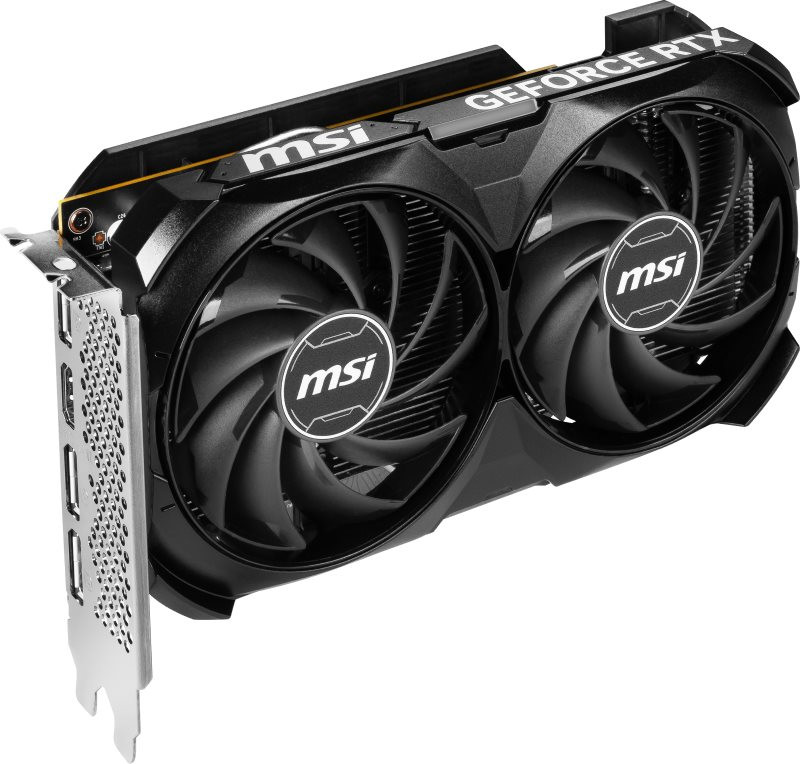 MSI VGA NVIDIA GeForce RTX 4060 VENTUS 2X BLACK 8G OC, 8G GDDR6