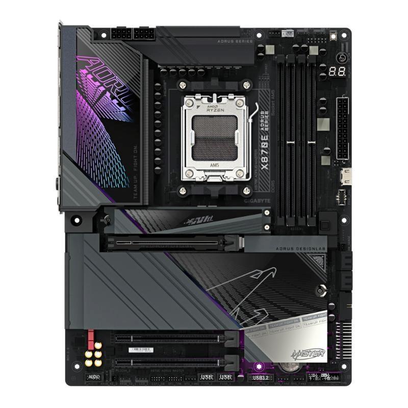 Gigabyte ga-x870e aorus master | am5 | atx | ddr5 | matična plošča 1 Gigabyte mb sc am5 x870e aorus master, amd x870, 4xddr5, 2xhdmi, 2xthunderbolt, wifi | komponentko