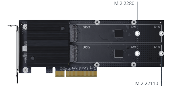 Synology M.2 SSD adapter M2D20 | TonerPartner.si